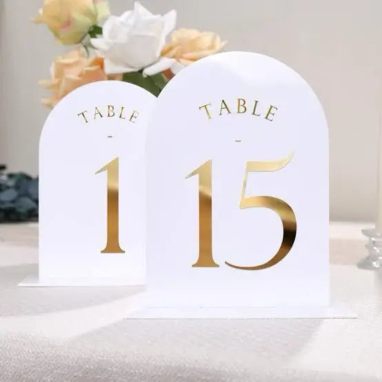 Acrylic table decor