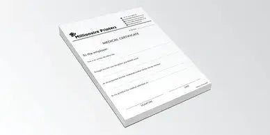 Script Pads Black & White