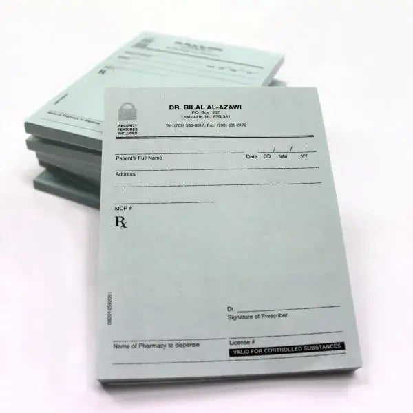 Script Pads Black & White