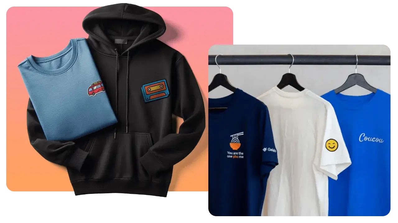 Embroidery stitching