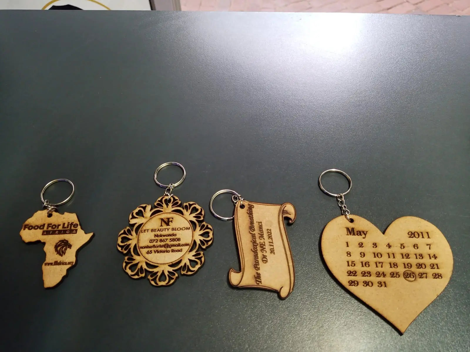 Engraved Key Rings