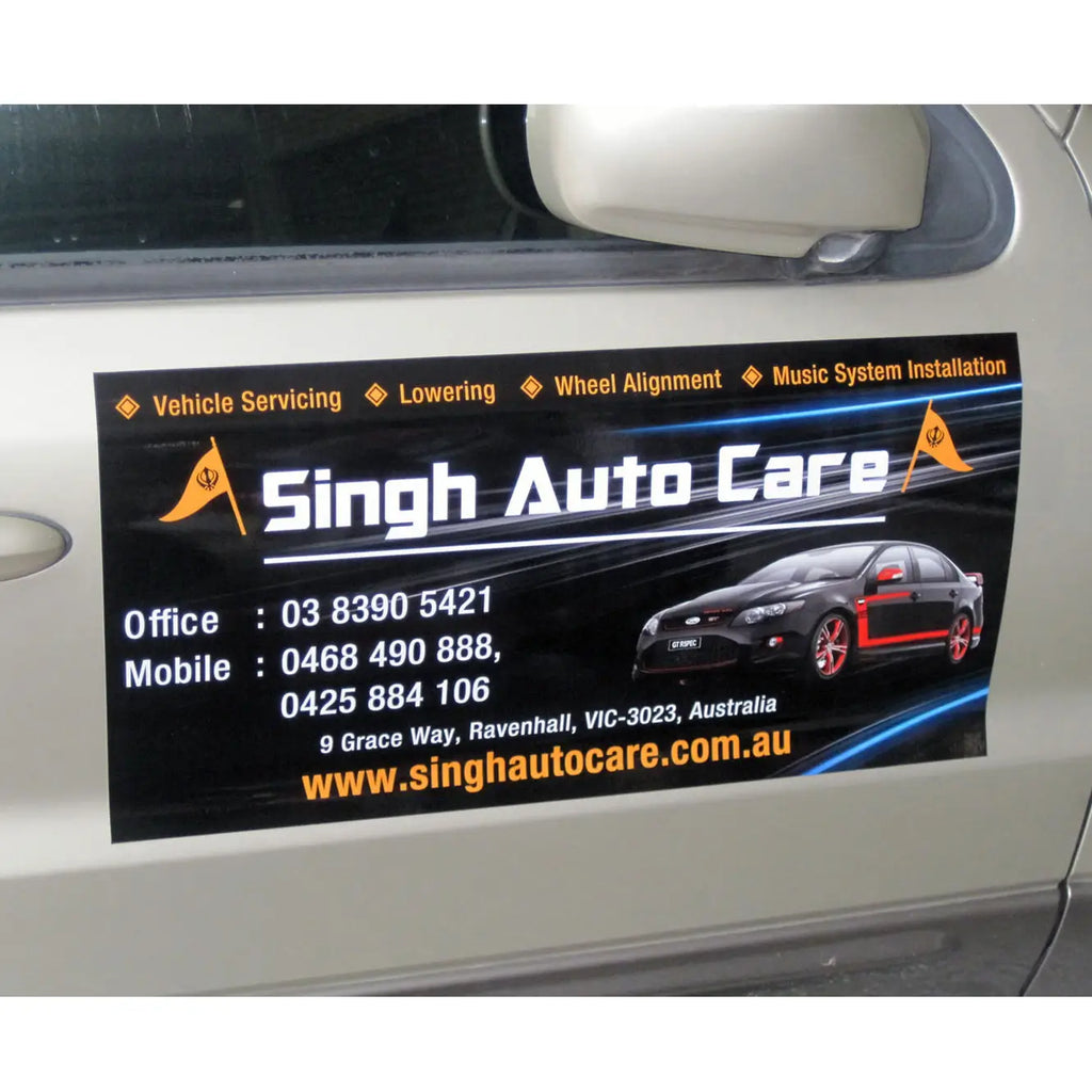 Custom Size Magnetic Decals